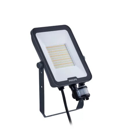 Philips Philips LED breedstraler Ledinaire BVP167 grijs 50W 6000lm 40D - 830-840-865 | IP65 symmetrisch met bewegingssensor