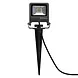 Ledvance LED Breedstraler Endura Spike Zwart 10W 800lm - IP65 - 830 Warm Wit Ledvance LED Breedstraler Endura Spike Zwart 10W 800lm - IP65 - 830 Warm Wit