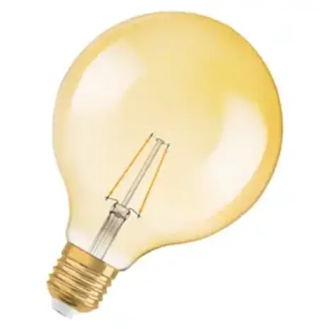 Ledvance Zakelijk: Professionele LED Verlichting & Armaturen LED Lamp - E27 - Filament - 6.5W 720lm - 2400K Extra Warm Wit Licht | Vintage 1906 Globe 52