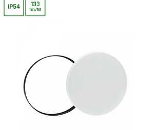 Spectrum voor de installateur LED Armatuur Nymphea IP54 - 40W 5300lm - 3000K - 485x70mm