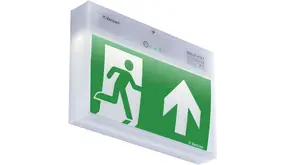 VanLien Noodverlichting: Vluchtwegsignalering  voor de installateur LED Noodverlichting Plafondopbouw armatuur IP54 - Continu - 3W 5000K | Zelftest - Type SOLO-P/ZT