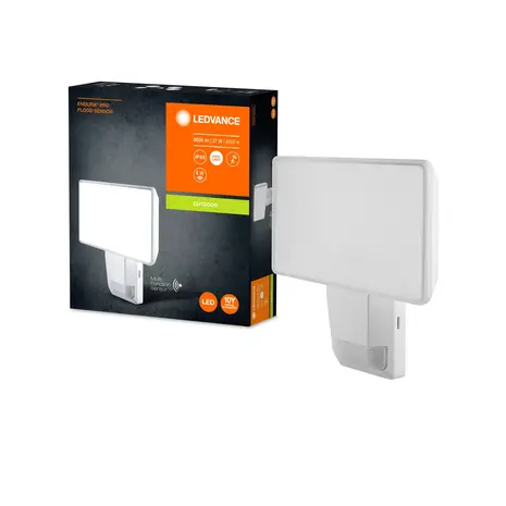 LED Breedstraler Endura Wit 27W 3000lm 100D - 840 Koel Wit | IP55 - Bewegings- en lichtsensor - Symmetrisch - 5 Jaar Garantie