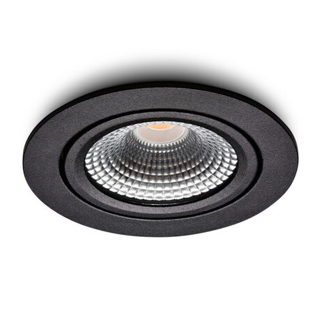 LCB LED LED Inbouwspot 85mm - IP54 Zwart - 5W 450Lm - 927 2700K Warm Wit | Geschikt voor badkamer - Zaagmaat 75MM - Dimbaar - 230v LCB LED LED Inbouwspot 85mm - IP54 Zwart - 5W 450Lm - 927 2700K Warm Wit | Geschikt voor badkamer - Zaagmaat 75MM - Dimbaar - 230v