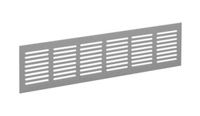 Plintrooster 300X80 MM - Aluminium Plintrooster 300X80 MM - Aluminium