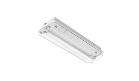 Ledvance Zakelijk: Professionele LED Verlichting & Armaturen | voor de installateur LED Noodverlichting Portiek armatuur -  1.3W 200Lm - 5700K 857 Daglicht | Zelftest functie - Wand/ Plafond montage - Incl. Pictogram