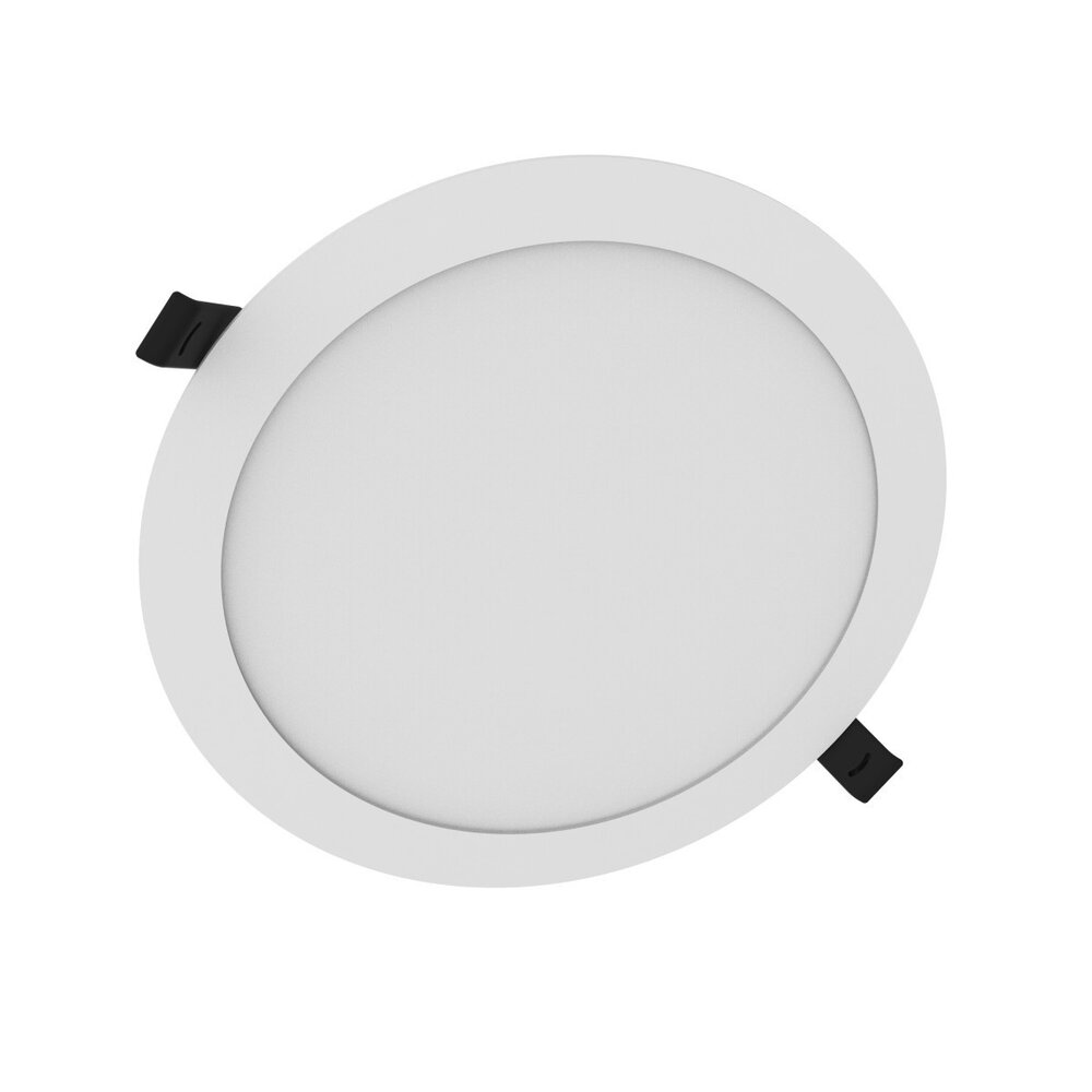 Downlight Slim Alu Wit 19W 1900lLm - IP44 - 830 Warm Wit | Zaagmaat 205mm - 90D