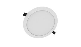 Ledvance Zakelijk: Professionele LED Verlichting & Armaturen | voor de installateur Downlight Slim Alu Wit 19W 1900lLm - IP44 - 830 Warm Wit | Zaagmaat 205mm - 90D
