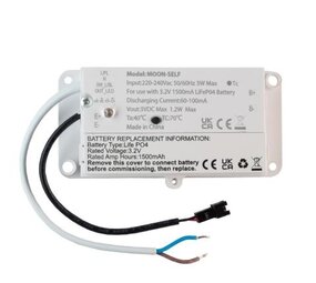 LCB LED Europe  LED Plafond / Wand armatuur Toebehoren | Noodbatterij - Emergency Kit for Ceiling Lights - Type 23025X