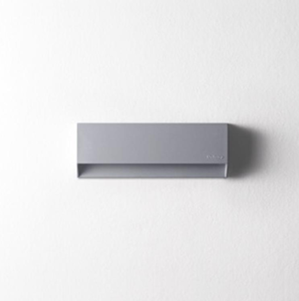 LED Wandlamp DownLight IP65 - Zouk1 Antraciet Grijs – 11W 1380Lm – 3000K Warm Wit | IK08