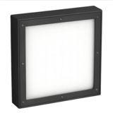 Macbright LED Plafond Wandlamp IP54 - Vandal Antraciet Grijs – 24W 2000Lm – 3000K Warm Wit | IK10 - 400x400MM Macbright LED Plafond Wandlamp IP54 - Vandal Antraciet Grijs – 24W 2000Lm – 3000K Warm Wit | IK10 - 400x400MM