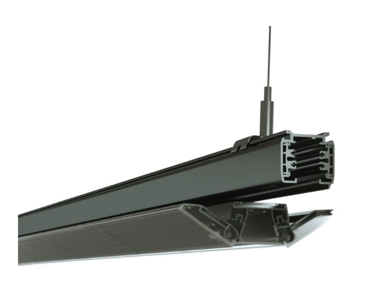 LCB LED LED 3fase Linear T Rail kantelbaar Armatuur - Zwart - 60W 10.000Lm - 4000K 840 - 1500MM 5 Jaar Garantie LCB LED LED 3fase Linear T Rail kantelbaar Armatuur - Zwart - 60W 10.000Lm - 4000K 840 - 1500MM 5 Jaar Garantie