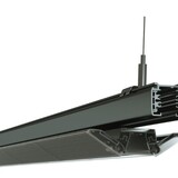 LCB LED Europe  LED 3fase Linear T Rail kantelbaar Armatuur - Zwart - 60W 10.000Lm - 4000K 840  -  1500MM  5 Jaar Garantie