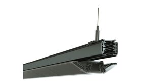 LCB LED LED 3fase Linear T Rail kantelbaar Armatuur - Zwart - 60W 10.000Lm - 4000K 840  -  1500MM  5 Jaar Garantie