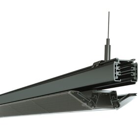 LCB LED Europe  LED 3fase Linear T Rail kantelbaar Armatuur - Zwart - 60W 10.000Lm - 4000K 840  -  1500MM  5 Jaar Garantie