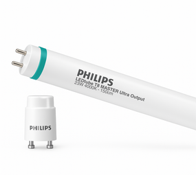 Philips LED Verlichting | Officieel distributeur LED Buis T8 MASTER Value (EM/Mains) Ultra Output 23W 3700lm - 840 Koel Wit | 150cm - Vervangt 58W
