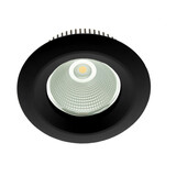LED Downlight IP54 - PLUTO 238MM - Zwart - 9.2W 1100Lm | 840 4000K | Zaagmaat 165MM + Wieland GST18-3