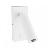Wandlamp Madara Slim incl. schakelaar - GU10 fitting - uitsluitend voor GU11 ⌀35mm - 38X95mm - Wit Wandlamp Madara Slim incl. schakelaar - GU10 fitting - uitsluitend voor GU11 ⌀35mm - 38X95mm - Wit