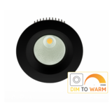 Macbright LED Downlight IP54 - PLUTO 238MM - Zwart - 23W 2100Lm - DTW  918-930 Dim To Warm | Zaagmaat 205MM + GST18-5 - DALI Macbright LED Downlight IP54 - PLUTO 238MM - Zwart - 23W 2100Lm - DTW  918-930 Dim To Warm | Zaagmaat 205MM + GST18-5 - DALI