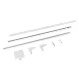 Lucide 1-Fase Spanningsrail Track Railsysteem | Starter Set Compleet - Wit - 2 meter incl. aansluitmateriaal Lucide 1-Fase Spanningsrail Track Railsysteem | Starter Set Compleet - Wit - 2 meter incl. aansluitmateriaal