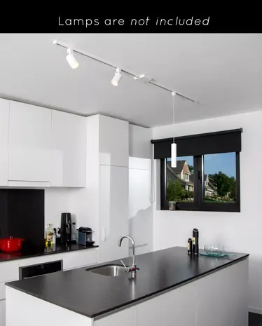 Lucide LED Railspot 1-fase - TRACK NIGEL Wit - GU10 fitting - Railsysteem/Railverlichting - Geschikt voor Hue Lucide LED Railspot 1-fase - TRACK NIGEL Wit - GU10 fitting - Railsysteem/Railverlichting - Geschikt voor Hue