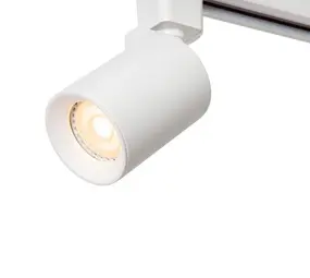 Lucide LED Railspot 1-fase - TRACK NIGEL Wit  - GU10 fitting - Railsysteem/Railverlichting - Geschikt voor Hue