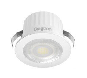 Braytron LED mini inbouwspot 10°  - 3W -3000K  - wit / zwart / zilver  IP54