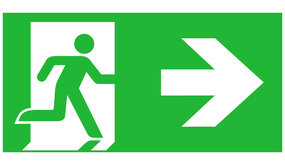 Macbright LED Noodverlichting armatuur Kent Toebehoren | Pictogramplaat vluchtroute Rechts/Links Macbright LED Noodverlichting armatuur Kent Toebehoren | Pictogramplaat vluchtroute Rechts/Links