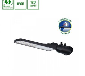 LED Straatlamp - STREETOS SLIM - IP65 - 30W - 4000K 3600lm - IK08 | Schemersensor - 423x109x76mm