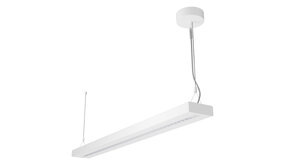 Ledvance Zakelijk: Professionele LED Verlichting & Armaturen DALI LED Pendel Armatuur Linear - Louvre Wit 150CM | 54-69W   7050-8700Lm - 4000K 940 Koel Wit | Dali Dimbaar - DIRECT/INDIRECT