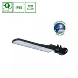 LED Straatlamp - STREETOS SLIM - IP65 - 50W - 4000K 3600lm - IK08 | Schemersensor - 505x109x76mm