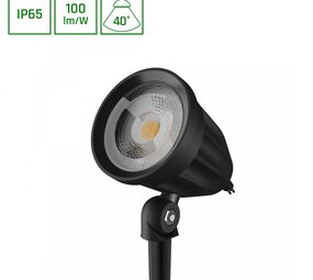 LED Prikspot Grondspot - FLORI LIGERO - 6W 600lm - IP65 - 4000K | 53X66X67mm + 145MM