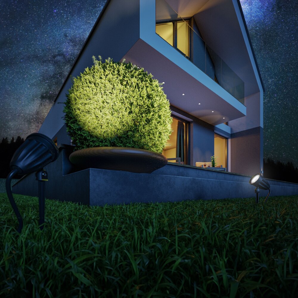 Spectrum voor de installateur: Betaalbare kwaliteit en veelzijdige LED-oplossingen LED Prikspot Grondspot - FLORI LIGERO - 6W 600lm - IP65 - 3000K | 53X66X67mm + 145MM