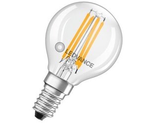 Ledvance Zakelijk: Professionele LED Verlichting & Armaturen Classic LED E14 Peer Filament Helder 4W 470lm - 827 Zeer Warm Wit | Vervangt 40W