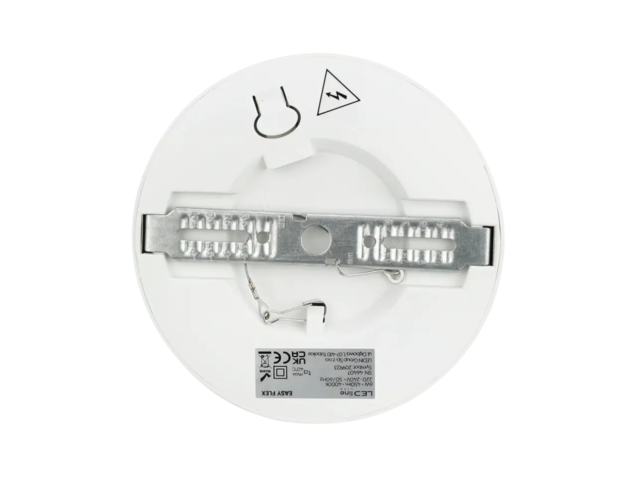 LED line LED Downlight - Rond - EASY FLEX - 6W 450lm - 4000K - IP20 - Wit | Ø140mm - Zaagmaat 65-102mm LED line LED Downlight - Rond - EASY FLEX - 6W 450lm - 4000K - IP20 - Wit | Ø140mm - Zaagmaat 65-102mm