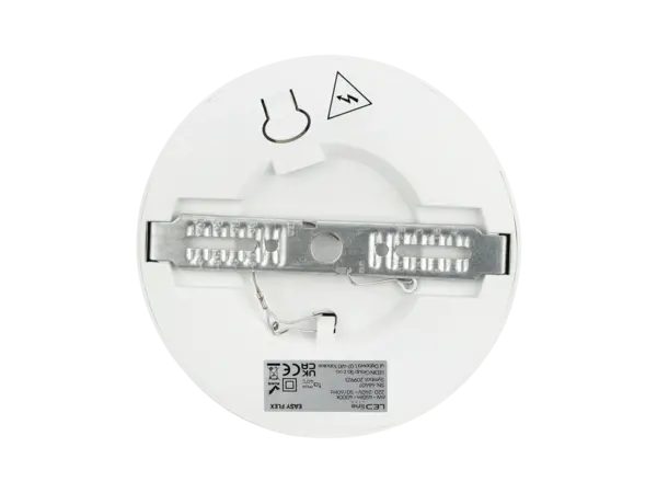 LED Downlight - Rond - EASY FLEX - 6W 450lm - 4000K - IP20 - Wit | Ø140mm - Zaagmaat 65-102mm LED Downlight - Rond - EASY FLEX - 6W 450lm - 4000K - IP20 - Wit | Ø140mm - Zaagmaat 65-102mm