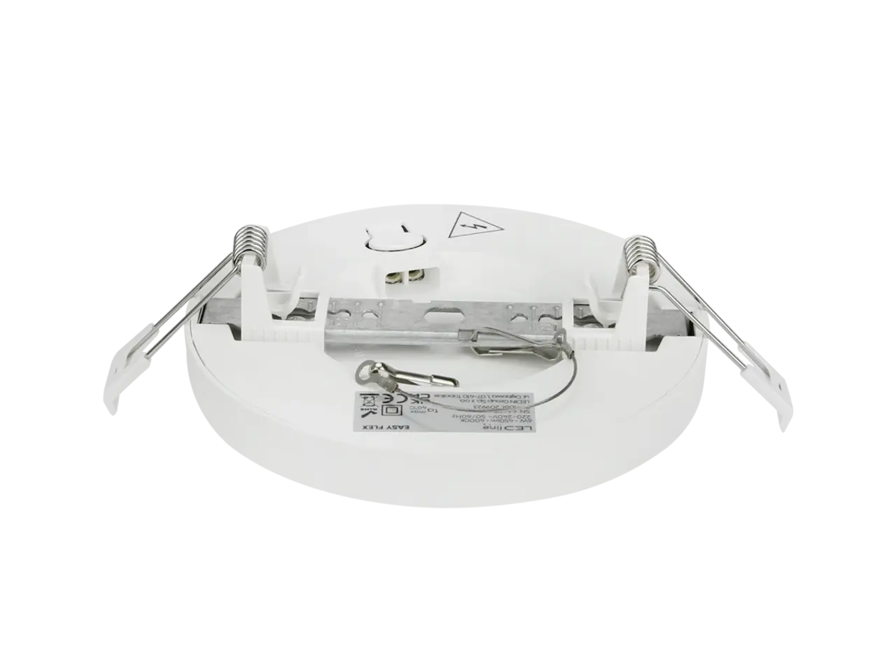 LED line verlichting - Betaalbare Professionele LED Oplossingen LED Downlight - Rond - EASY FLEX - 6W 450lm - 4000K - IP20 - Wit | Ø140mm - Zaagmaat 65-102mm