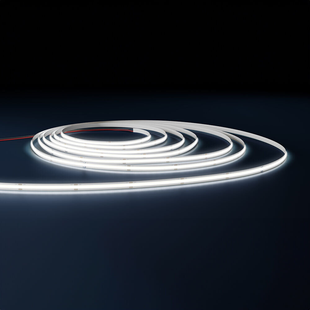 Braytron LED Strip 24V COB IP20 - 10 Meter - 10W 1050Lm - 6500K 865 Daglicht wit  | 8MM - 24V DC