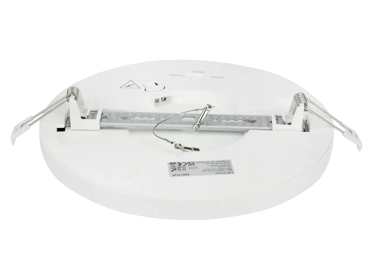 LED line LED Downlight - Rond - EASY FLEX - 18W 1530 - CCT 3000K/4000K/5000K - IP20 - Wit | Ø225mm 65-180mm - Bewegingssensor LED line LED Downlight - Rond - EASY FLEX - 18W 1530 - CCT 3000K/4000K/5000K - IP20 - Wit | Ø225mm 65-180mm - Bewegingssensor