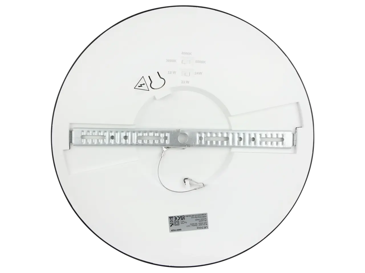 LED line verlichting - Betaalbare Professionele LED Oplossingen LED Downlight - Rond - LITE - EASY FLEX - 18-21-24W 2000lm - CCT 3000K/4000K/5000K - IP20 -Zwart | Ø300mm Zaagmaat 65-240mm