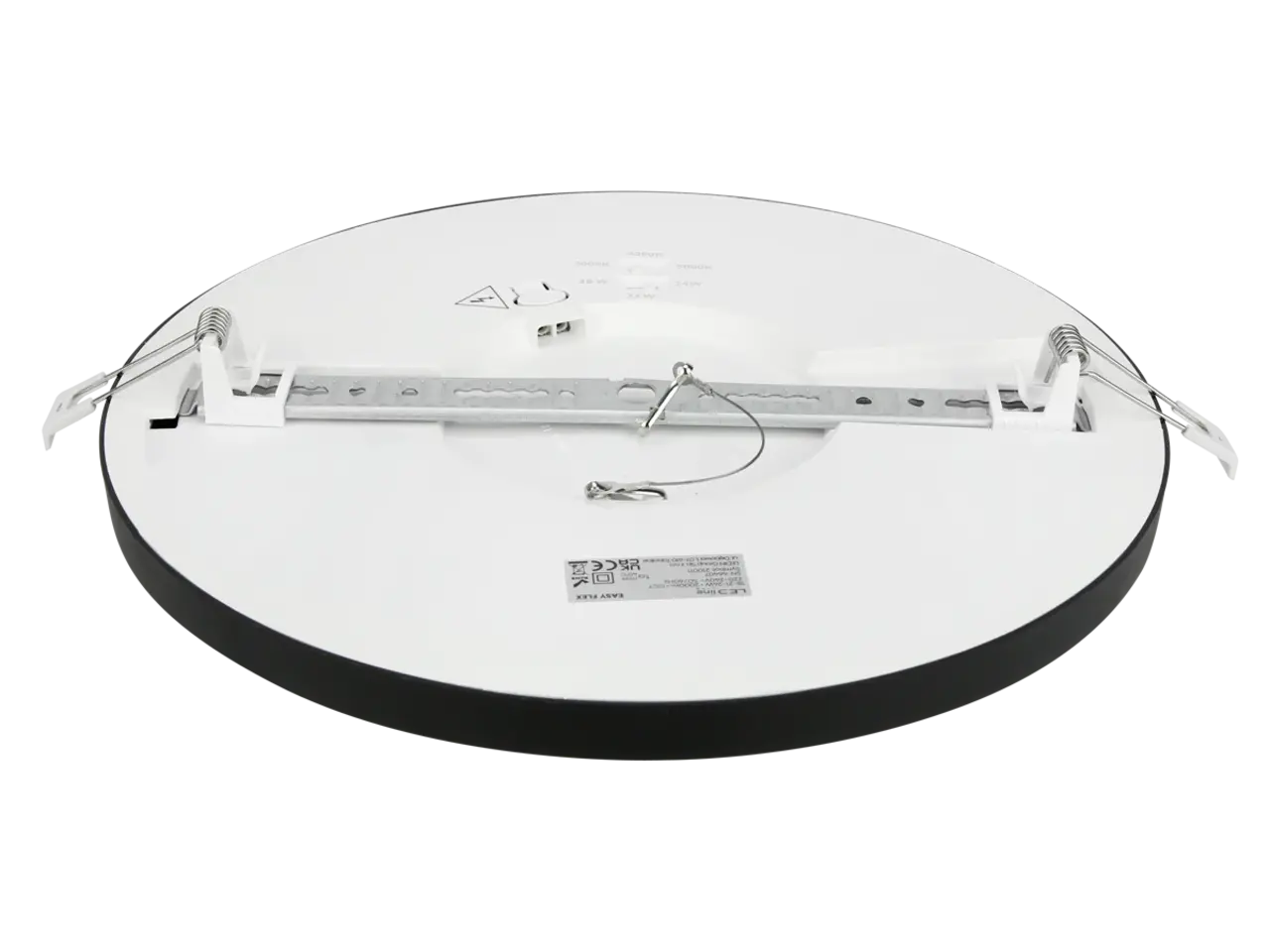 LED line verlichting - Betaalbare Professionele LED Oplossingen LED Downlight - Rond - LITE - EASY FLEX - 18-21-24W 2000lm - CCT 3000K/4000K/5000K - IP20 -Zwart | Ø300mm Zaagmaat 65-240mm