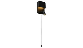 LCB LED LED Bedlamp / Wandlamp met leeslamp - 3000K 830 Warm Wit - Incl. 1.0m Trekkoord (Aan/Uit functie)