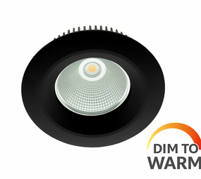 Macbright DALI Dimbare LED Downlight IP54 Zwart - PLUTO MINI 165MM - 19W 2280Lm - DTW  918-930 Dim To Warm | DALI-2 DIM - Zaagmaat 125MM + GST18i5