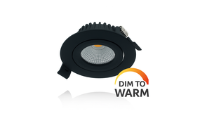 LCB LED Europe LED Inbouwspot 85mm - IP44 Zwart - 5W 420Lm - DTW 822 - 827 Dim To warm | Zaagmaat 75mm - Dimtone Dimbaar 230v LCB LED Europe LED Inbouwspot 85mm - IP44 Zwart - 5W 420Lm - DTW 822 - 827 Dim To warm | Zaagmaat 75mm - Dimtone Dimbaar 230v
