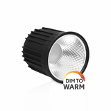Macbright Dimbare LED Spot GU10 - Verzonken Zwart - 5W 400lm - DTW  2000-3000K Dim To Warm |  TRIAC DIM - UGR11 - Dimtone