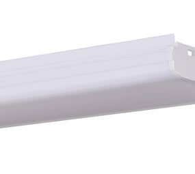 LED Lichtlijn Toebehoren  |  1.5 Meter Blindplaat Afdekplaat - PC Cover Wit - Type Sirius
