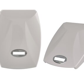 LED Lichtlijn Toebehoren | Eindkap Wit -  IP40 - Type Sirius