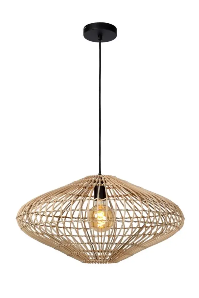 Lucide LED Hanglamp - MAGALI Ø 56 cm - 1xE27 - Naturel Lucide LED Hanglamp - MAGALI Ø 56 cm - 1xE27 - Naturel