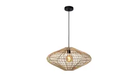 LED Hanglamp - MAGALI Ø 56 cm - 1xE27 - Naturel LED Hanglamp - MAGALI Ø 56 cm - 1xE27 - Naturel