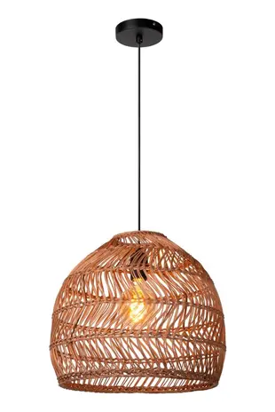 Lucide LED Hanglamp - MOLOKO - Ø 40 cm - 1xE27 - Okergeel