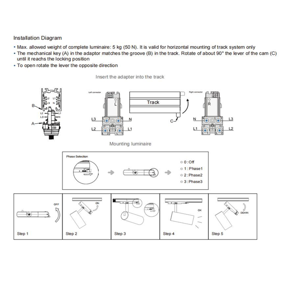 LCB LED Europe LED 3-Fase Railspot Dimbaar - Wit - 10W - 30W 950Lm - 2850Lm - CCT 927-930-940 Multi Lumen Switch | Triac Dimbaar - 5 Jaar garantie LCB LED Europe LED 3-Fase Railspot Dimbaar - Wit - 10W - 30W 950Lm - 2850Lm - CCT 927-930-940 Multi Lumen Switch | Triac Dimbaar - 5 Jaar garantie